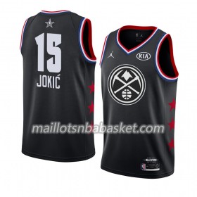 Maillot Homme Denver Nuggets Nikola Jokic 15 2019 All-Star Jordan Brand Noir Swingman